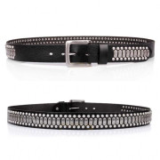 Mens Punk Belt, Studded Leather Belt, Studded Belt, Cool Belt, Designer Belt Men, Italian Leather Belt Image 6