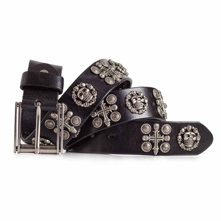 Mens skull clearance belt