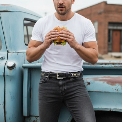 Men's Stylish Studded Belt