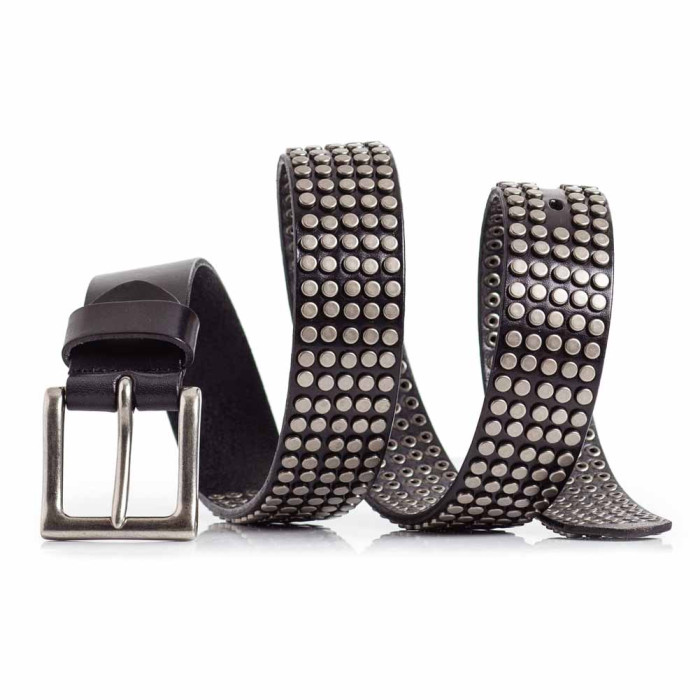 Super Cool Studded Belt for Men Real Leather