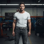 white leather studded belt