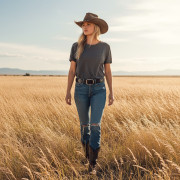 womens' studded leather belt outfit