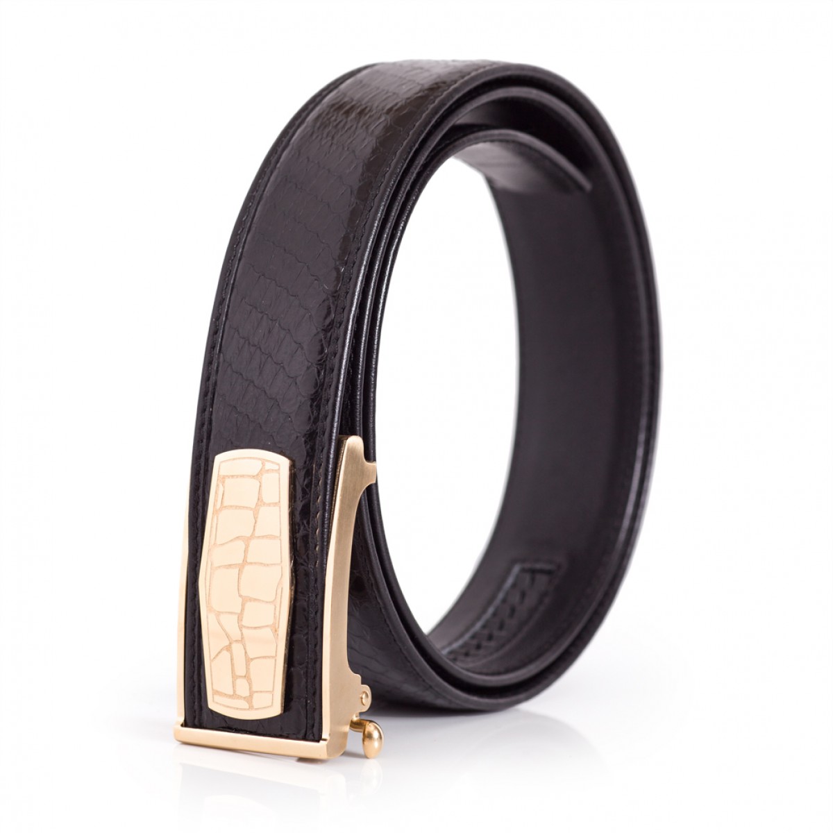 mens black leather dress belt