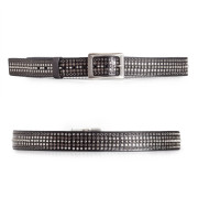 Men's Rockstar Belt with Studs Real Leather