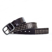 Studded Belt with Spike Studs, Spiked Belt Premium Studded Belt, 100% Full Grain Leather Image 5