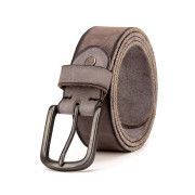 Grey Belt, Full Grain Leather Belt, Handmade Leather Belt, Grey Leather Belt, Gift for Him, Mens Dress Belt, Casual Belt Image 2
