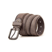 Grey Belt, Full Grain Leather Belt, Handmade Leather Belt, Grey Leather Belt, Gift for Him, Mens Dress Belt, Casual Belt Image 3