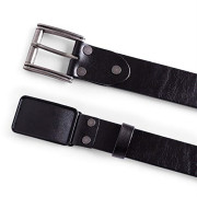 Plain Soft Cowhide Leather Casual Dress & Work Belt Strap, 1.5" NO BUCKLE Included, Full Grain Leather, Gift for Him Image 4