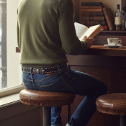 black studded belt outfit