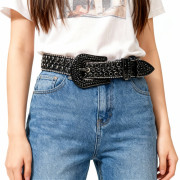 women's black rhinestone belt women's black rhinestone belt