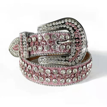 Super Cool Pink Bling Belt with Glitter