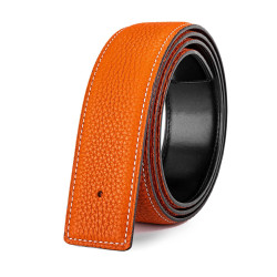 Reversible Belt Strap Orange and Black