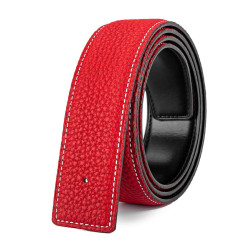 Reversible Belt Strap Red and Black