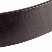 Black Leather Double Prong Belt