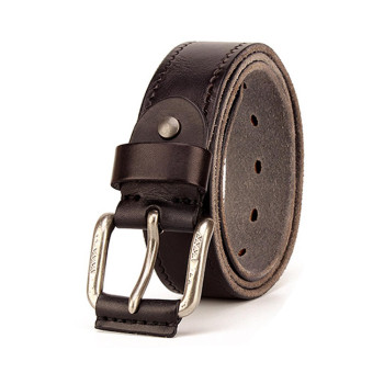 black leather belt for men