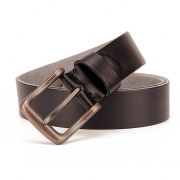 Genuine Leather Casual Brown Belt