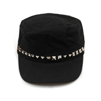 Studded Military Cap