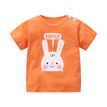 pure cotton bunny tee for boys and girls