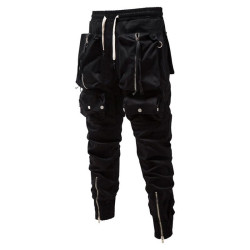 Mens Cargo Sweatpants with Zippers