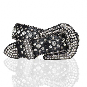  Metallic Rhinestone Belt with Skulls and AB Rhienstones