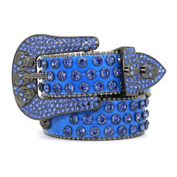  Metallic Rhinestone Belt with Skulls and AB Rhienstones