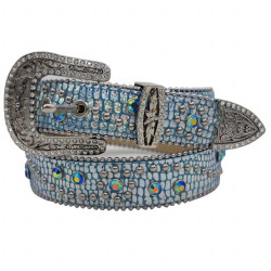 Western Cowgirl Crystal Studded Rhinestone Belts For Jeans