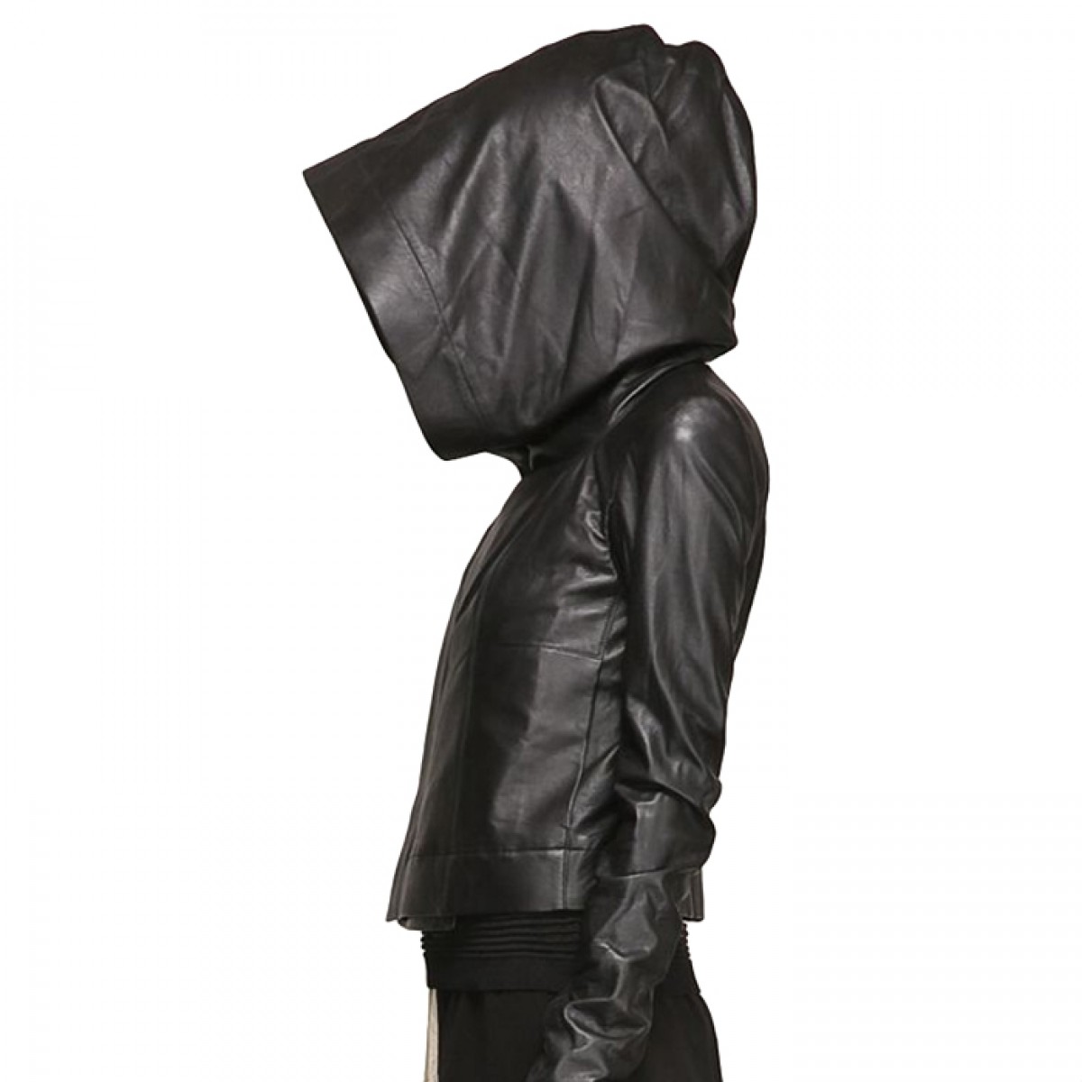 Womens Hooded Leather Jacket | LATICCI
