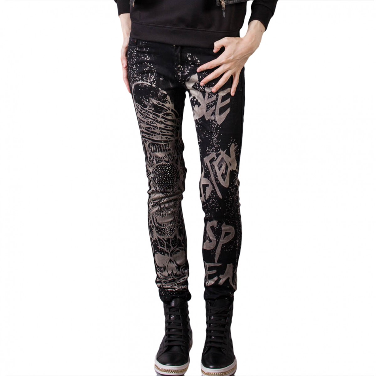 goth baggy jeans