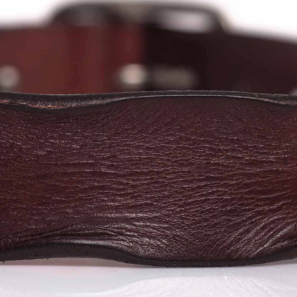casual leather belt brown