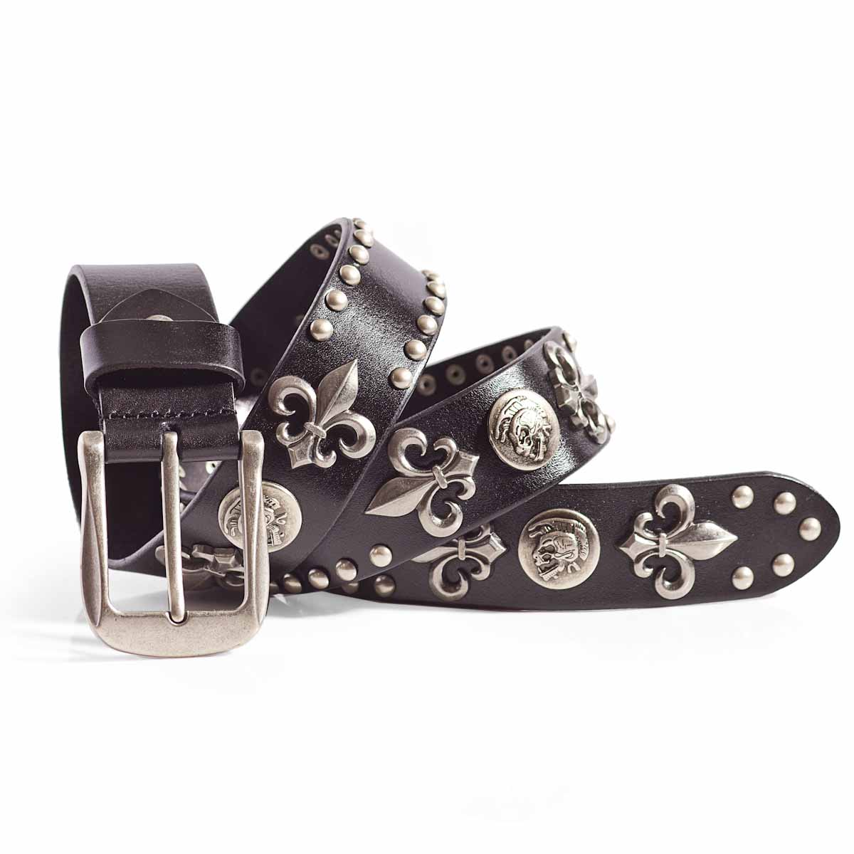 skull belt mens