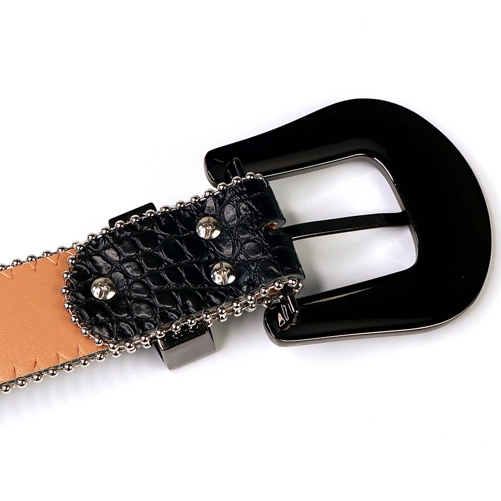 black rhinestone belt