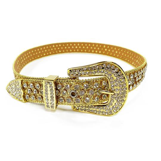 gold sparkly belt