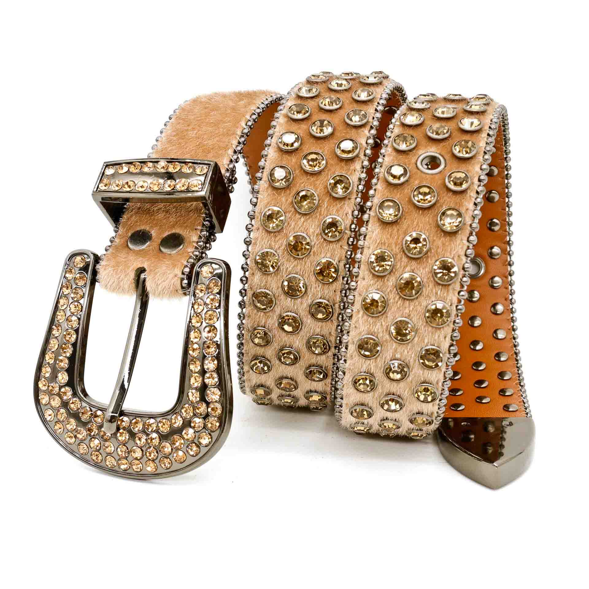 fur rhinestone belt | sparkley belt | belts with diamonds men's
