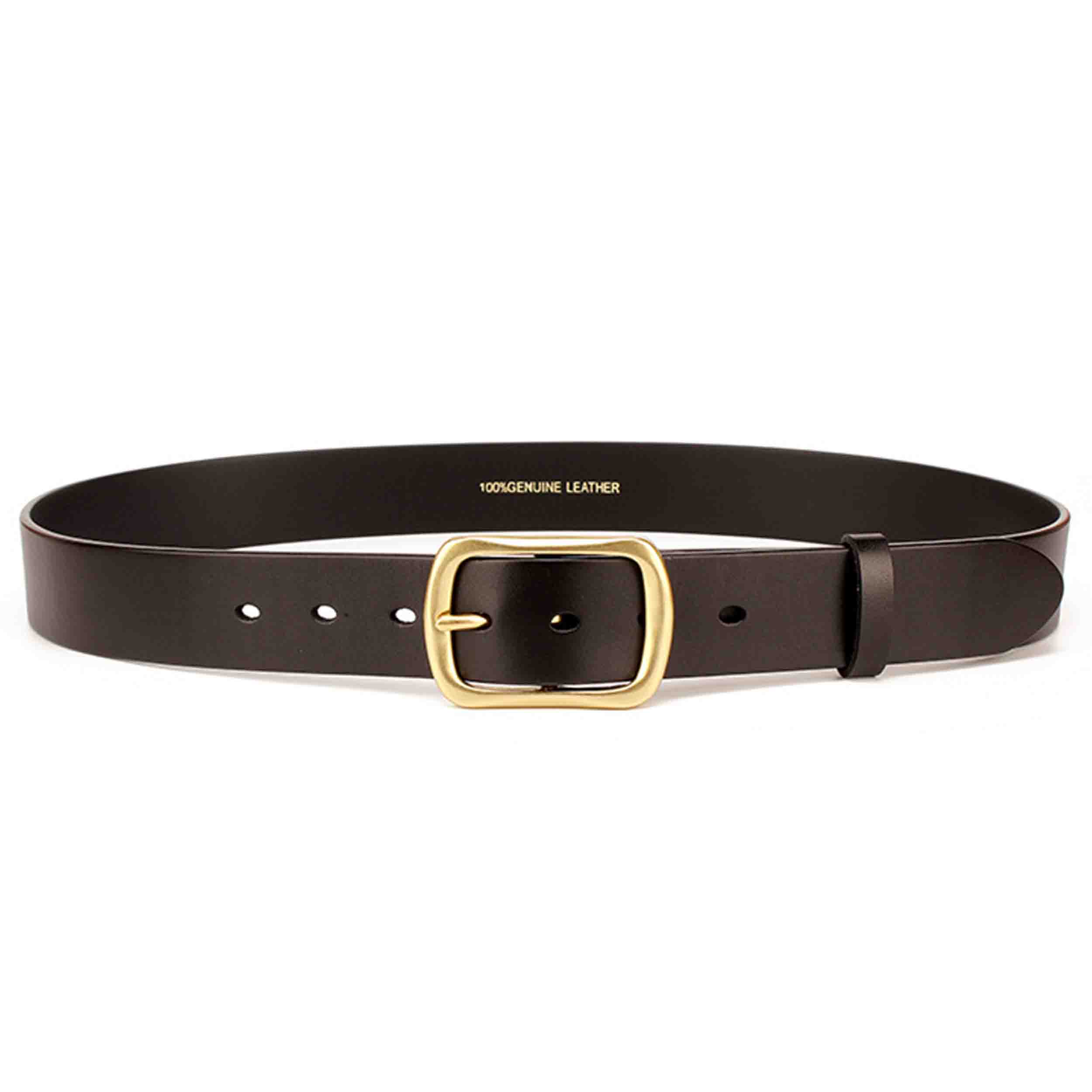 brown braided belt