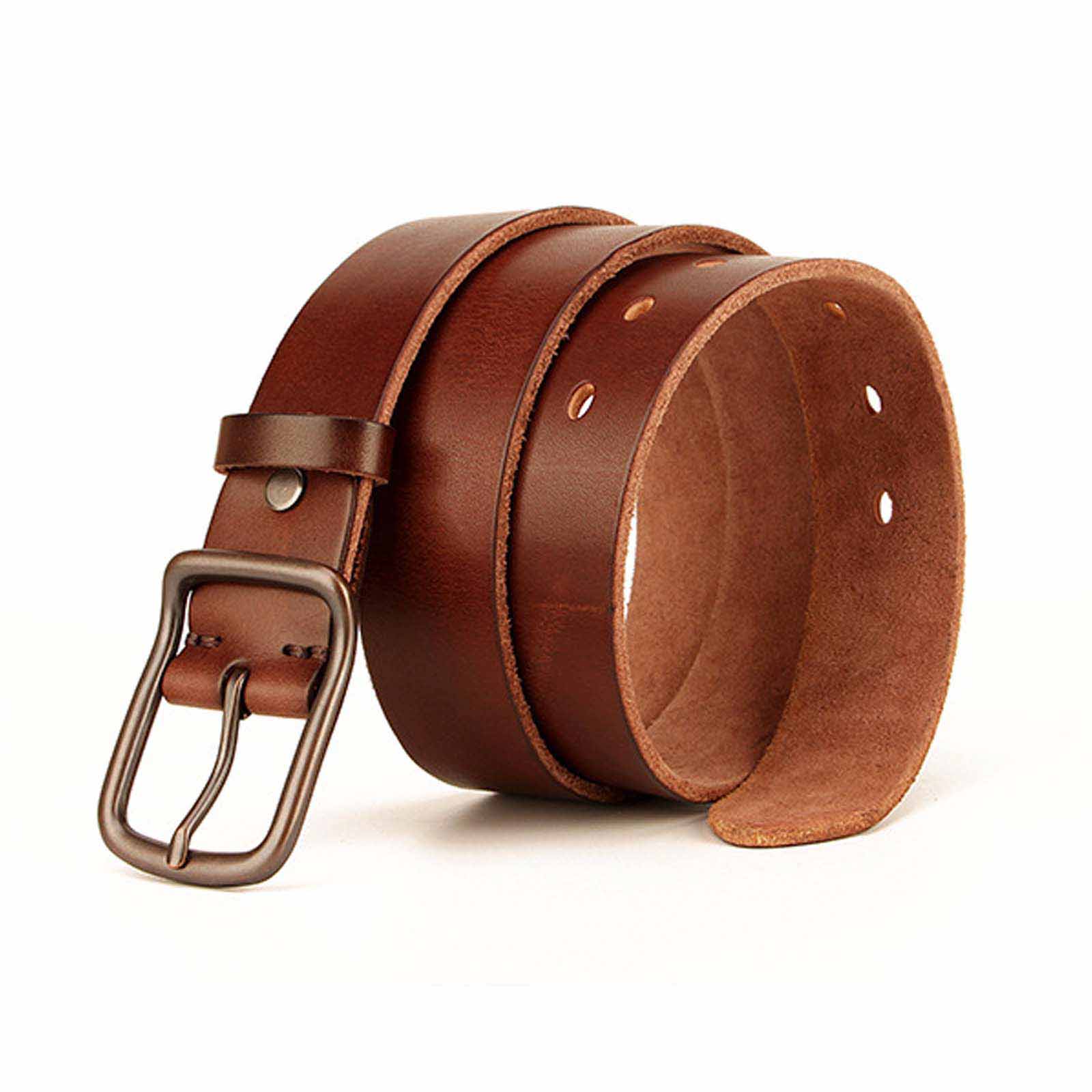 brown braided belt mens